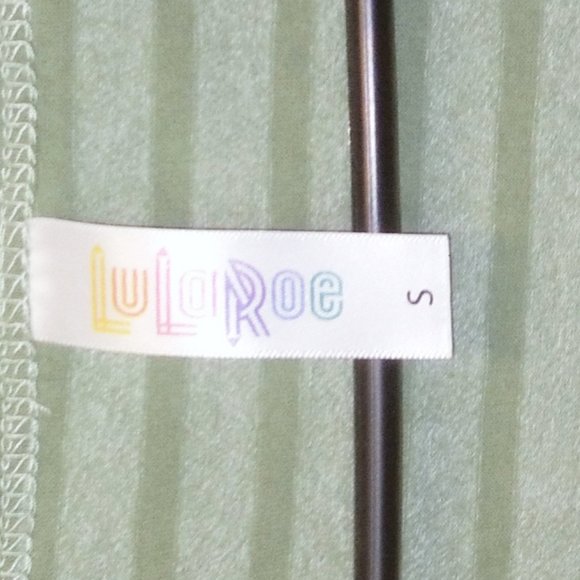 Green Stripped Shirt from LuLuRoe in size small, so soft - Picture 3 of 6